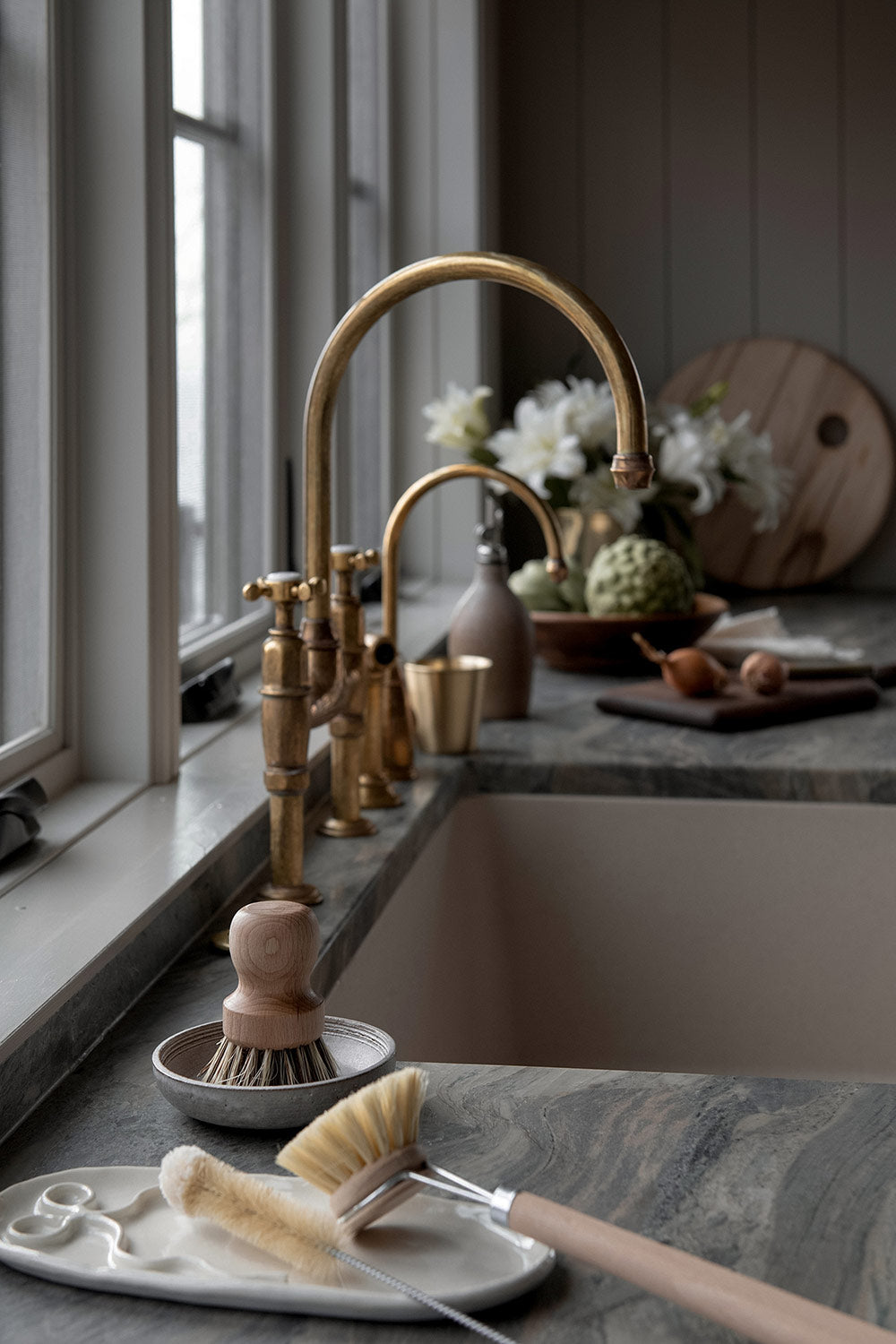 Slim Bristle Brush (set of 2)