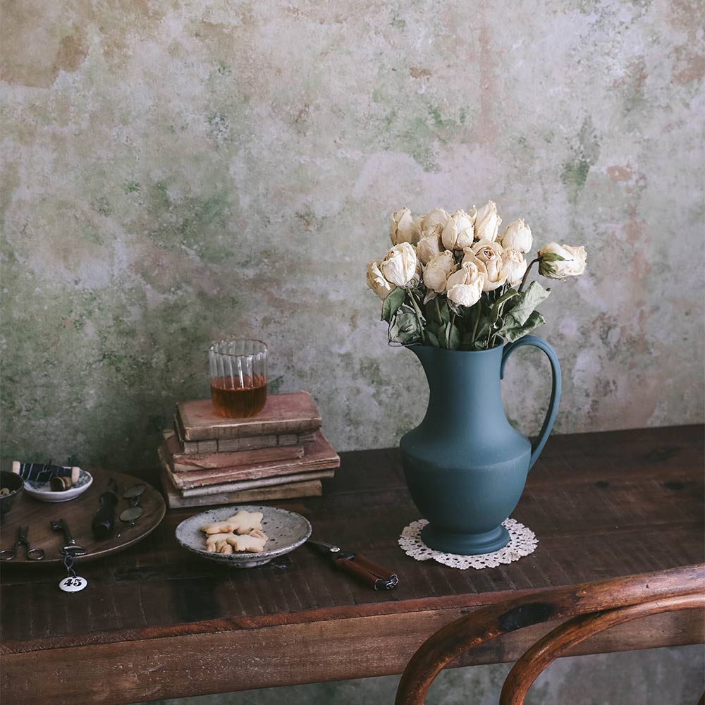 Artisan Stoneware Pitcher - Teal