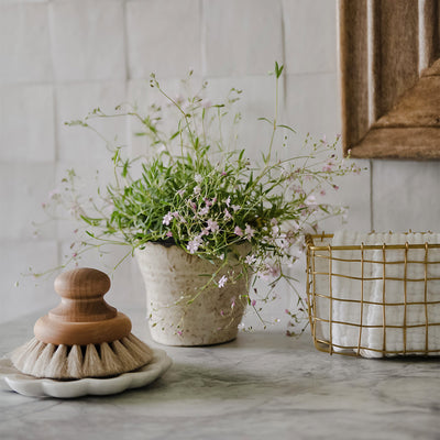 Brown Stoneware Bowl