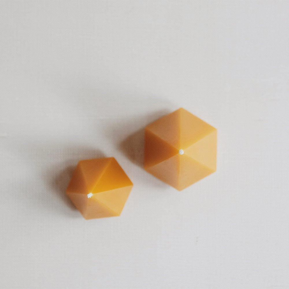 Beeswax Hexagon Candle Set