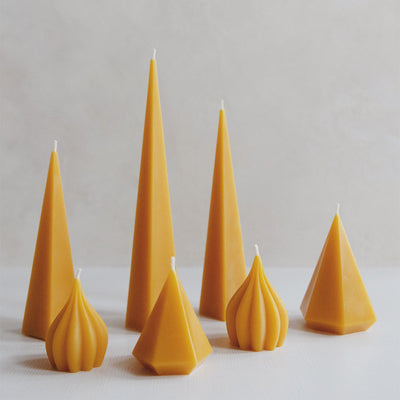 Beeswax Peak Candle Set