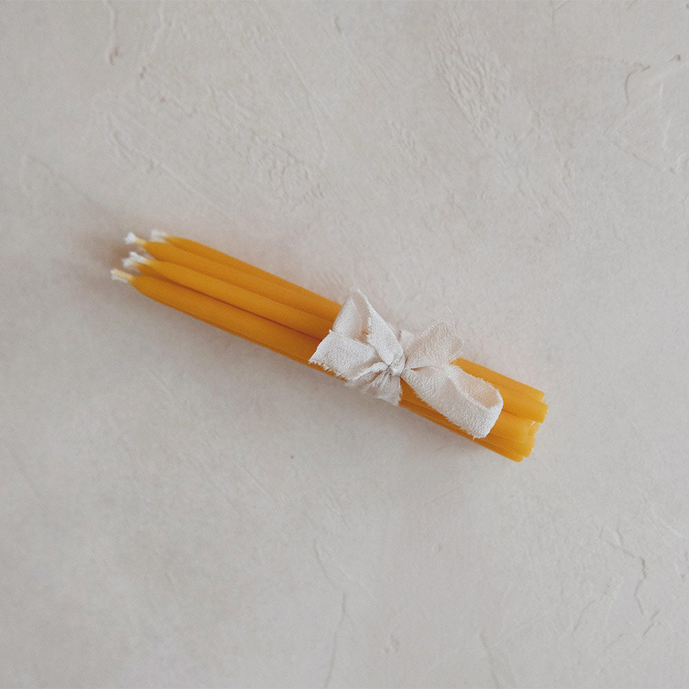 Handamde Beeswax Celebratory Candles