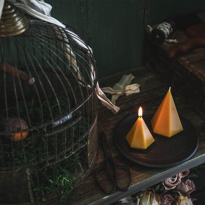 Beeswax Hexagon Candle Set