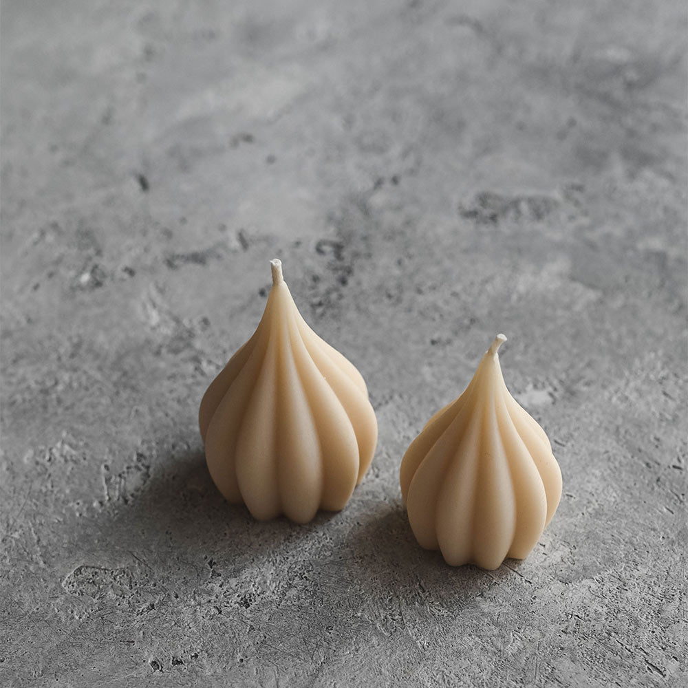 Beeswax Kiss Candle Set - Vanilla