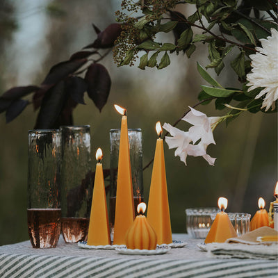 Beeswax Peak Candle Set