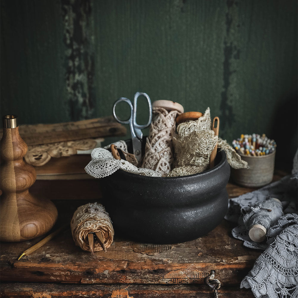 Ceramic Belly Bowl - Dark