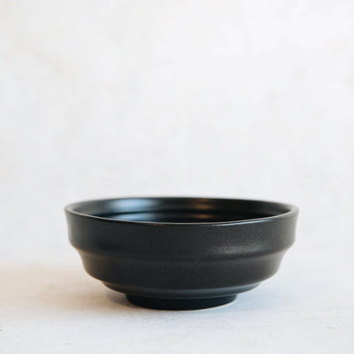 Black Ceramic Bowl