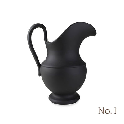 Stoneware Pitcher - Black, Small