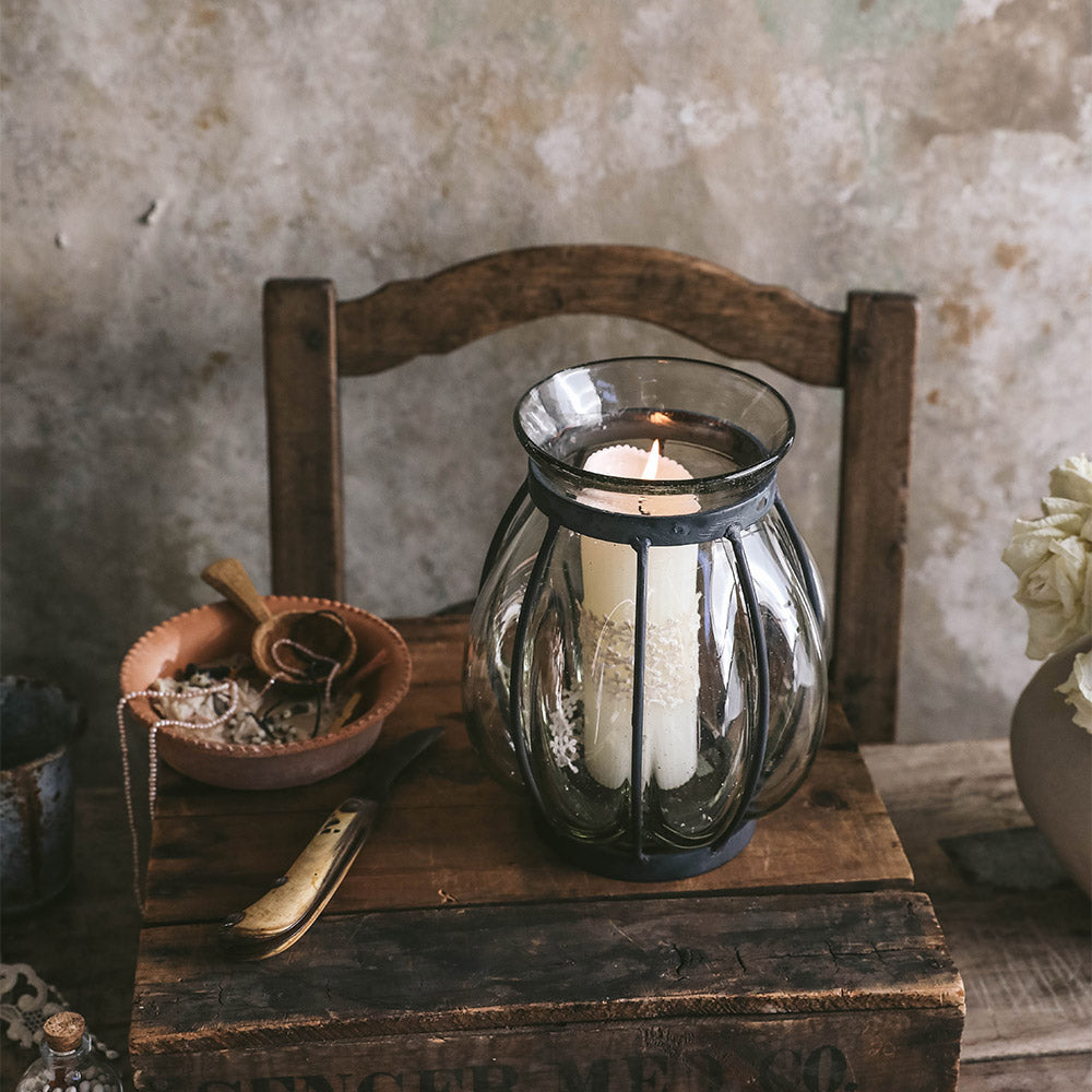 Blown Glass Vase / Lantern