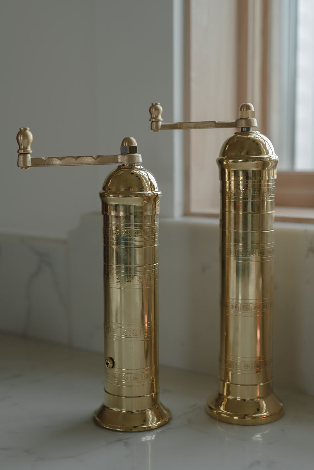 Brass Salt & Pepper Mills