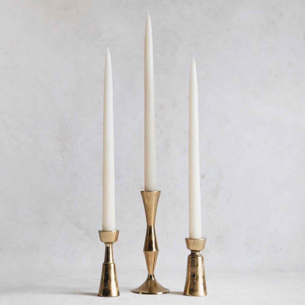 Hand Forged Brass Candlestick - Tall