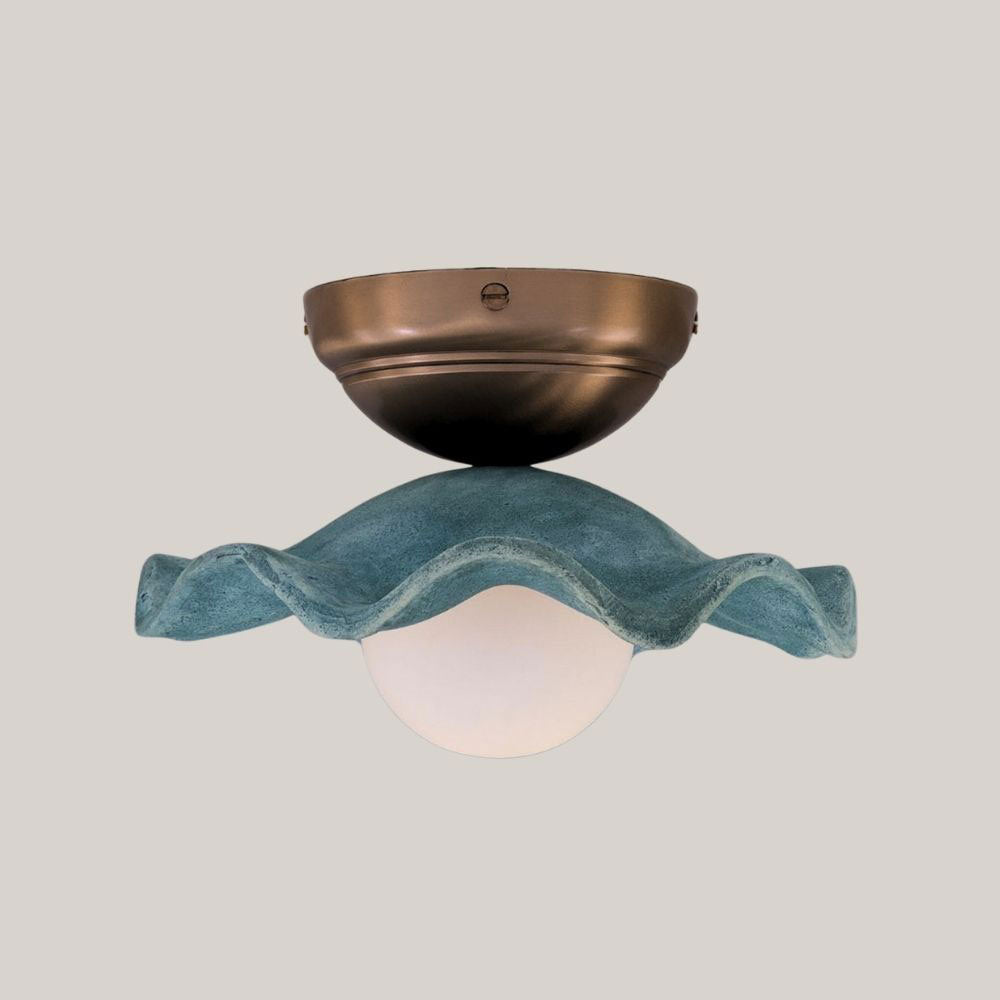 Ceramic Flush Mount Ceiling Light