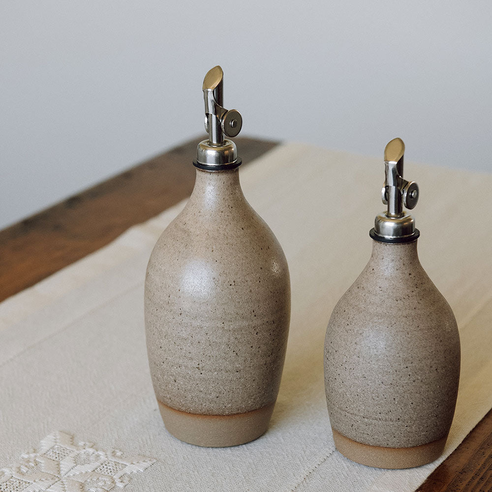 Ceramic Oil Bottle - Oat
