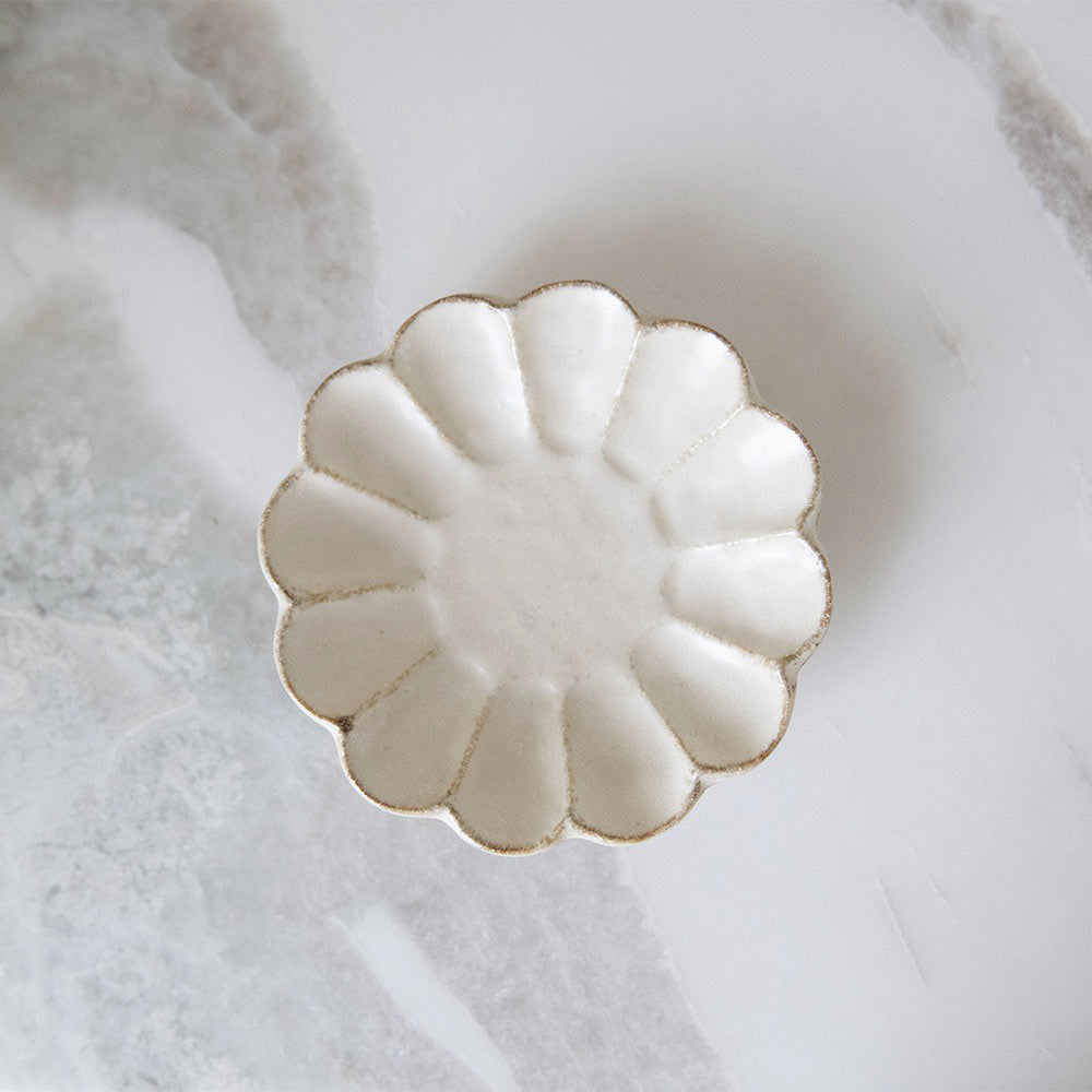 Small Ceramic Petal Plate