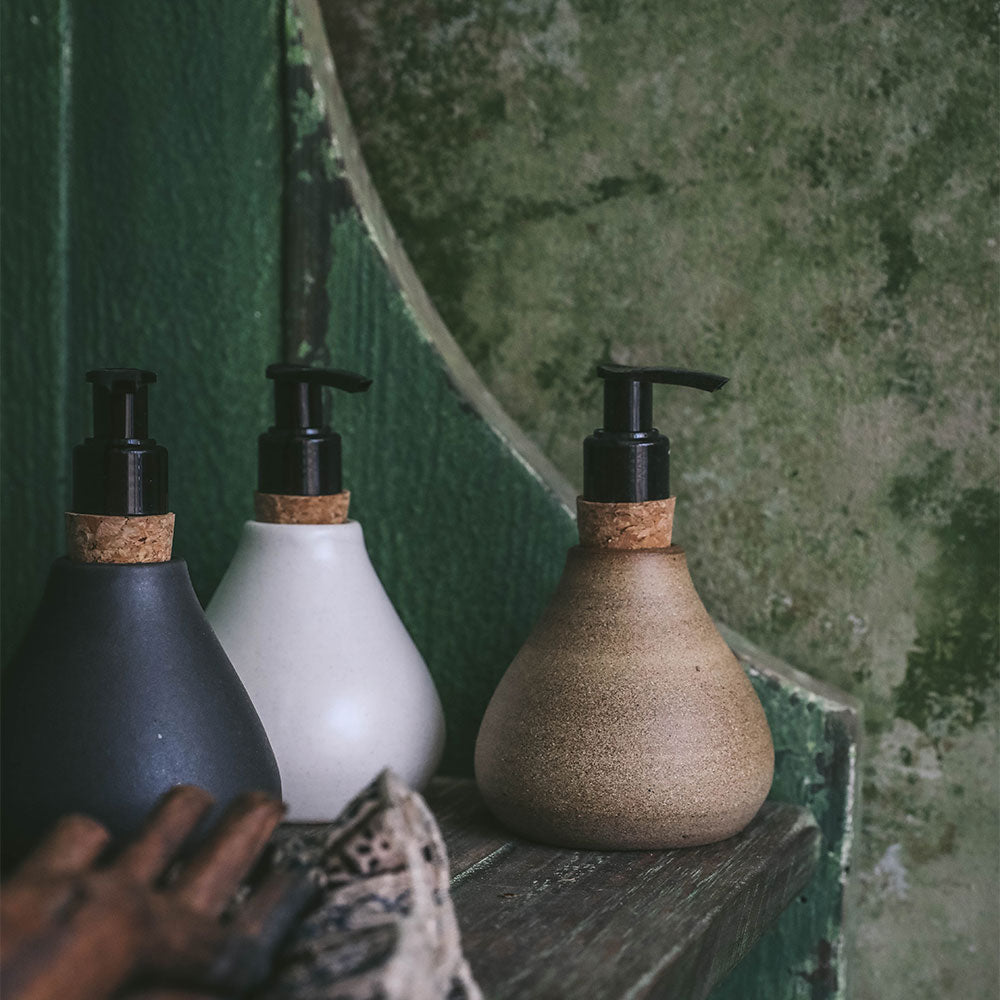 Artisan Ceramic Soap Dispenser