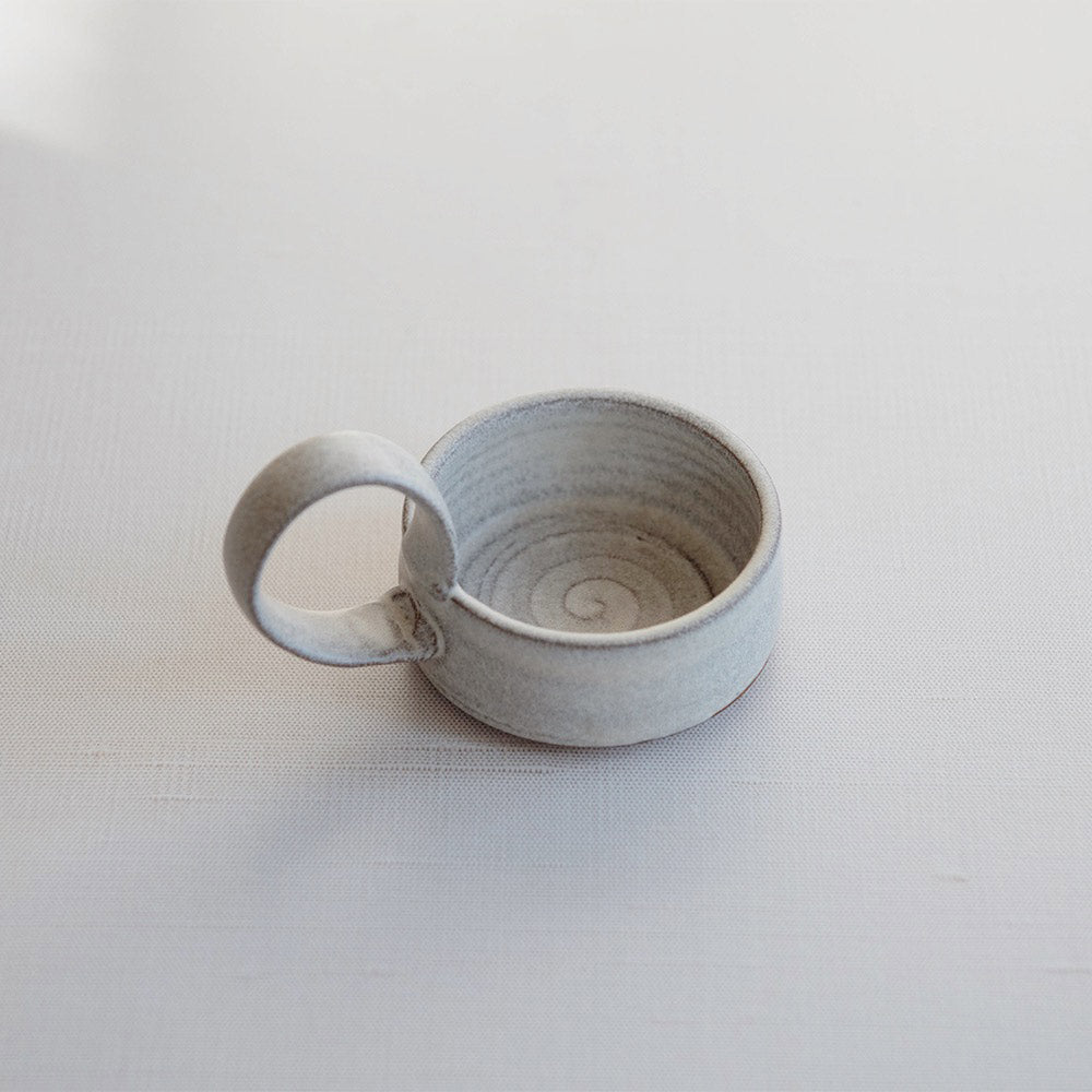 Ceramic Tealight Holder with Handle