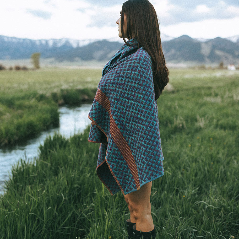 Handwoven Checkerboard Towel