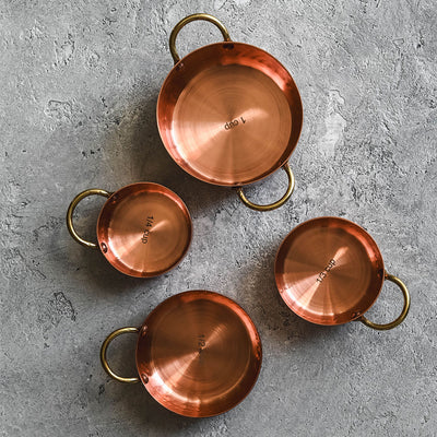 Copper & Brass Measuring Cups