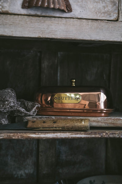 Copper Butter Dish