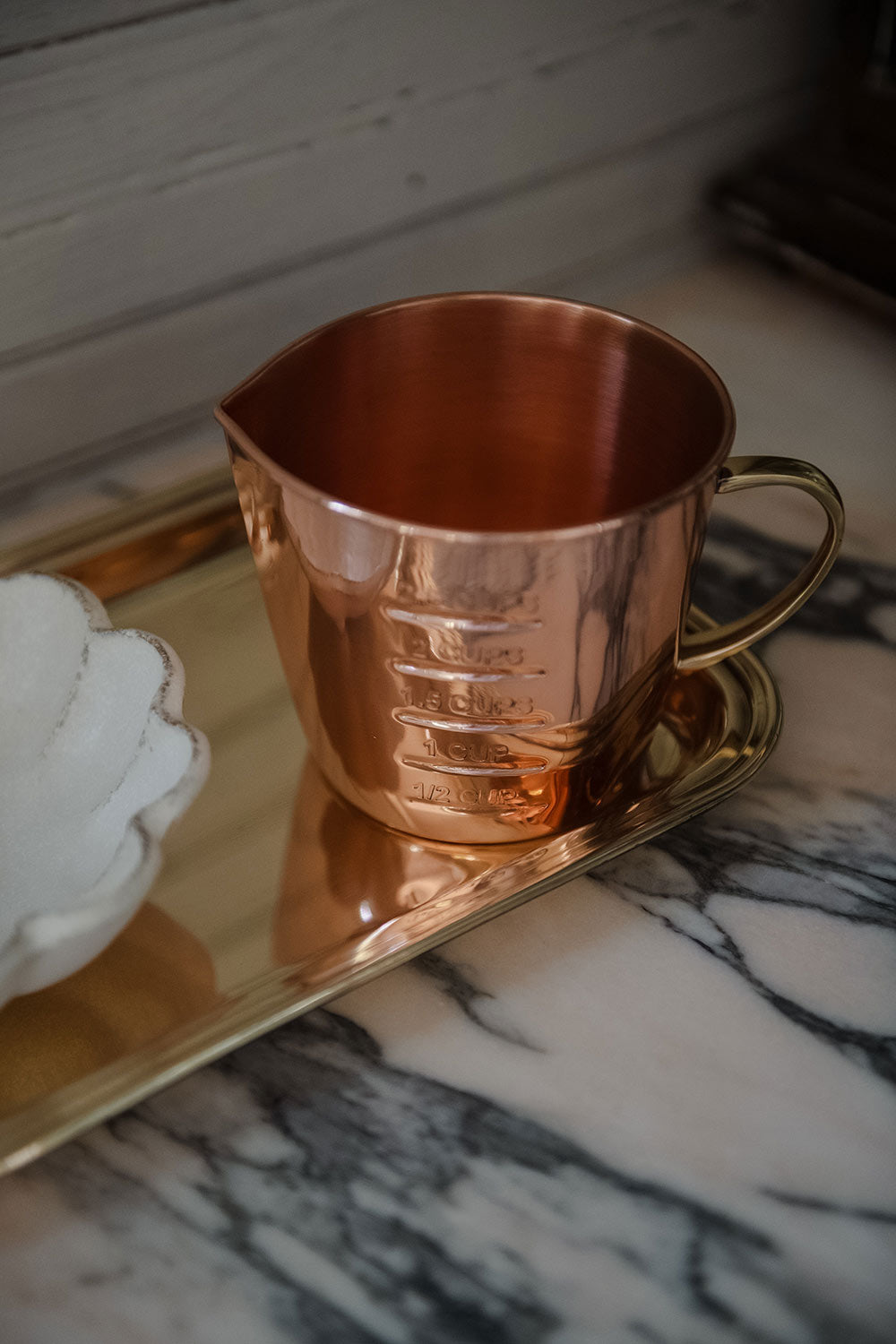 Roan Iris Tray - Polished Nickel