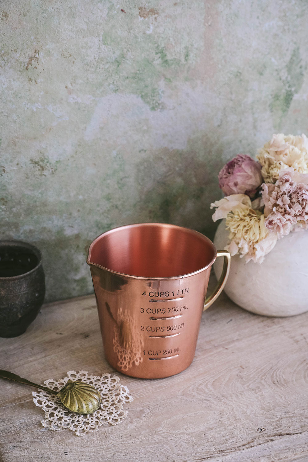 Copper Liquid Measuring Cup