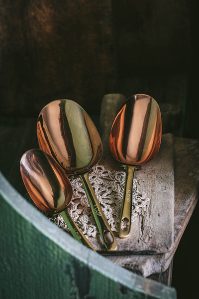 Copper Measuring Scoops