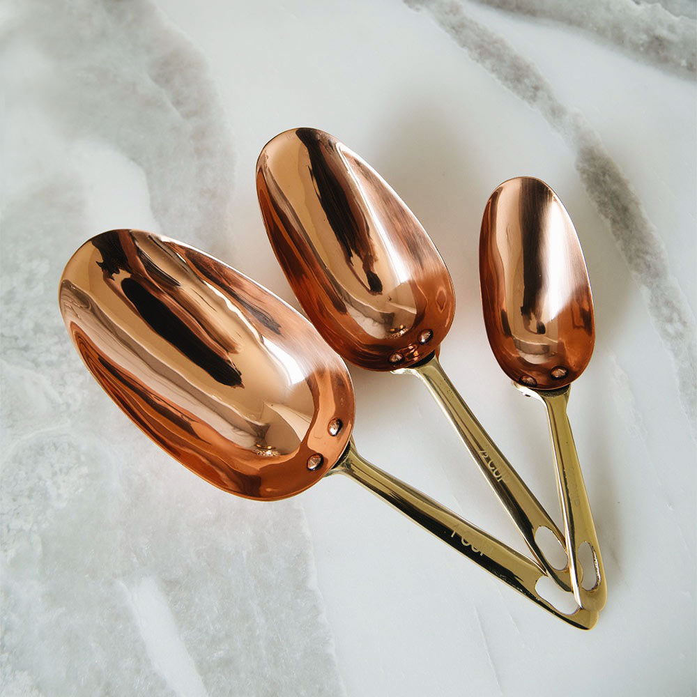 Copper Measuring Scoops