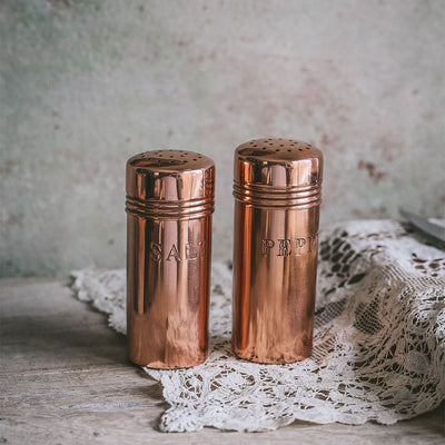 Copper Salt & Pepper Shaker Set