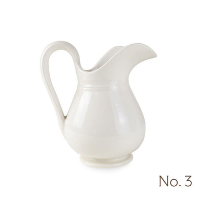 Stoneware Pitcher - Creamware, Small