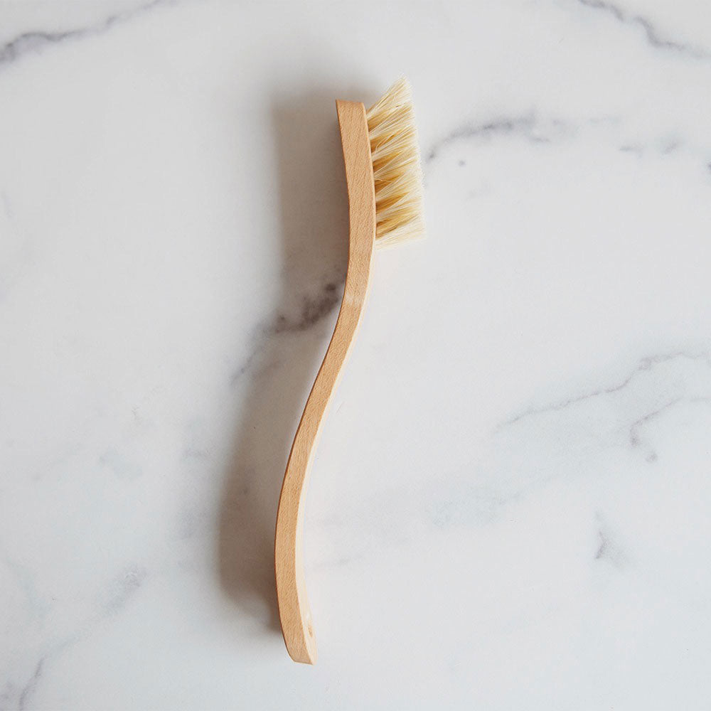 Essential Everyday Curved Wooden Dish Brush