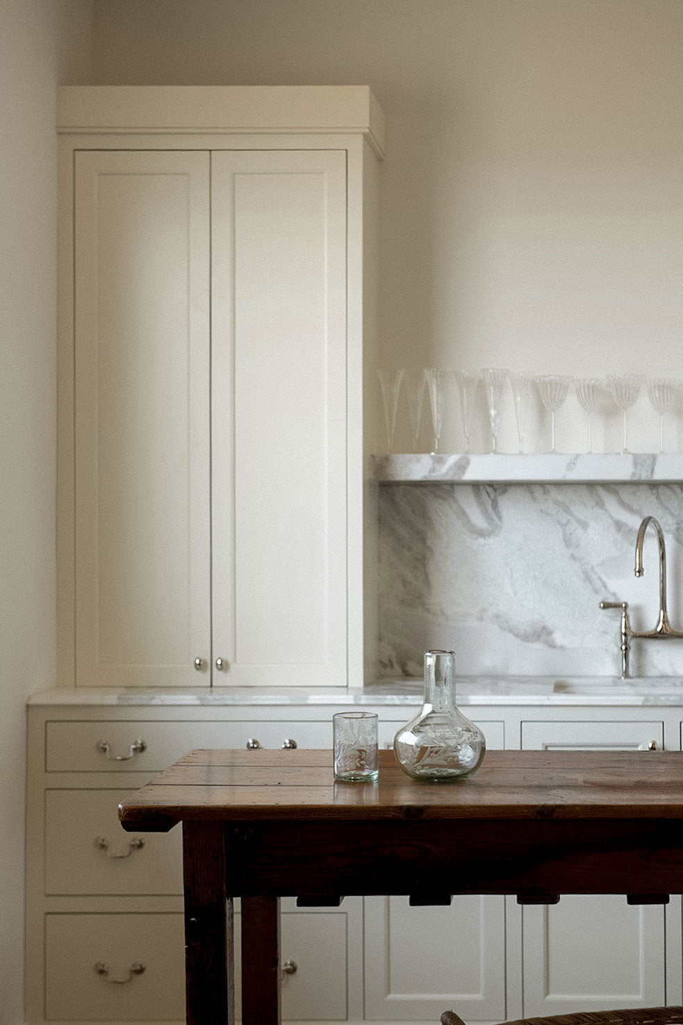 Fluted Bell Glass