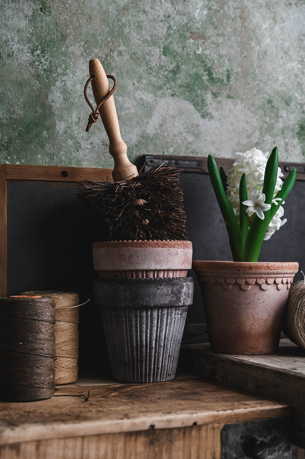 Flowerpot Planter Brush
