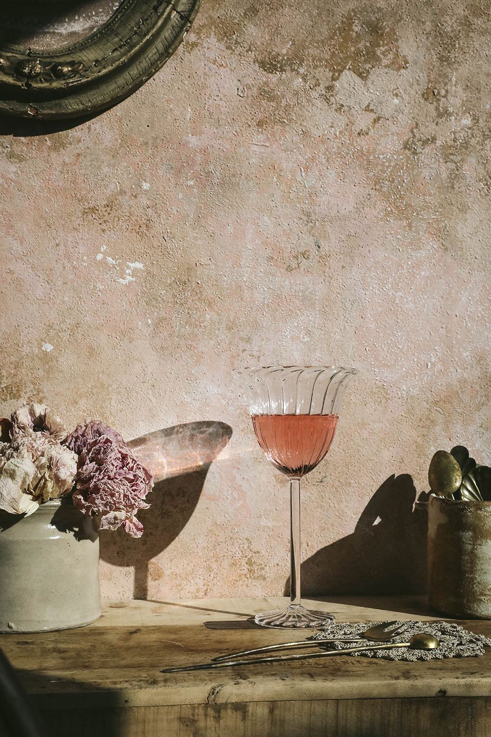 Fluted Bell Glass