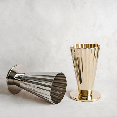 Fluted Sweetgrass Vase