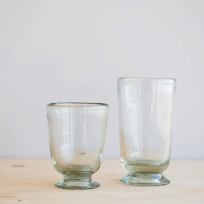 Handblown Footed Glassware