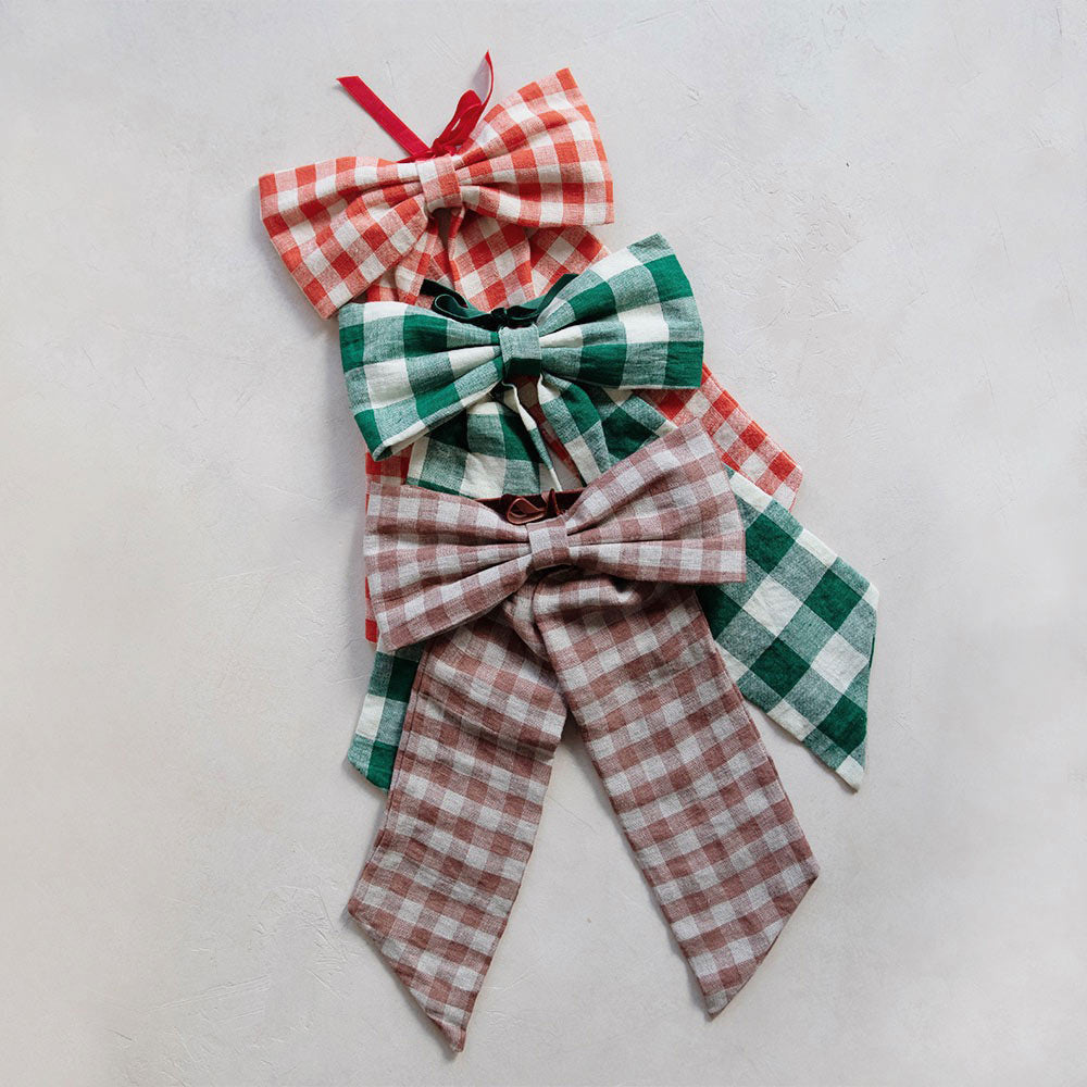 Gingham Bow