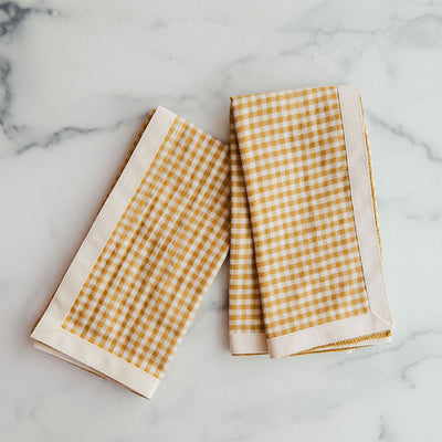 Gingham Cotton Napkin Set