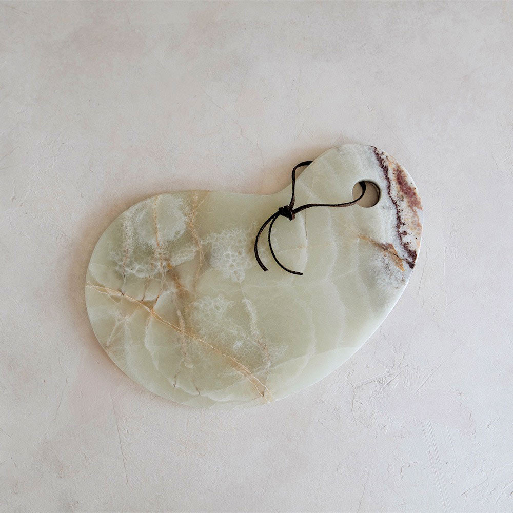 Green Onyx Hanging Serving Board