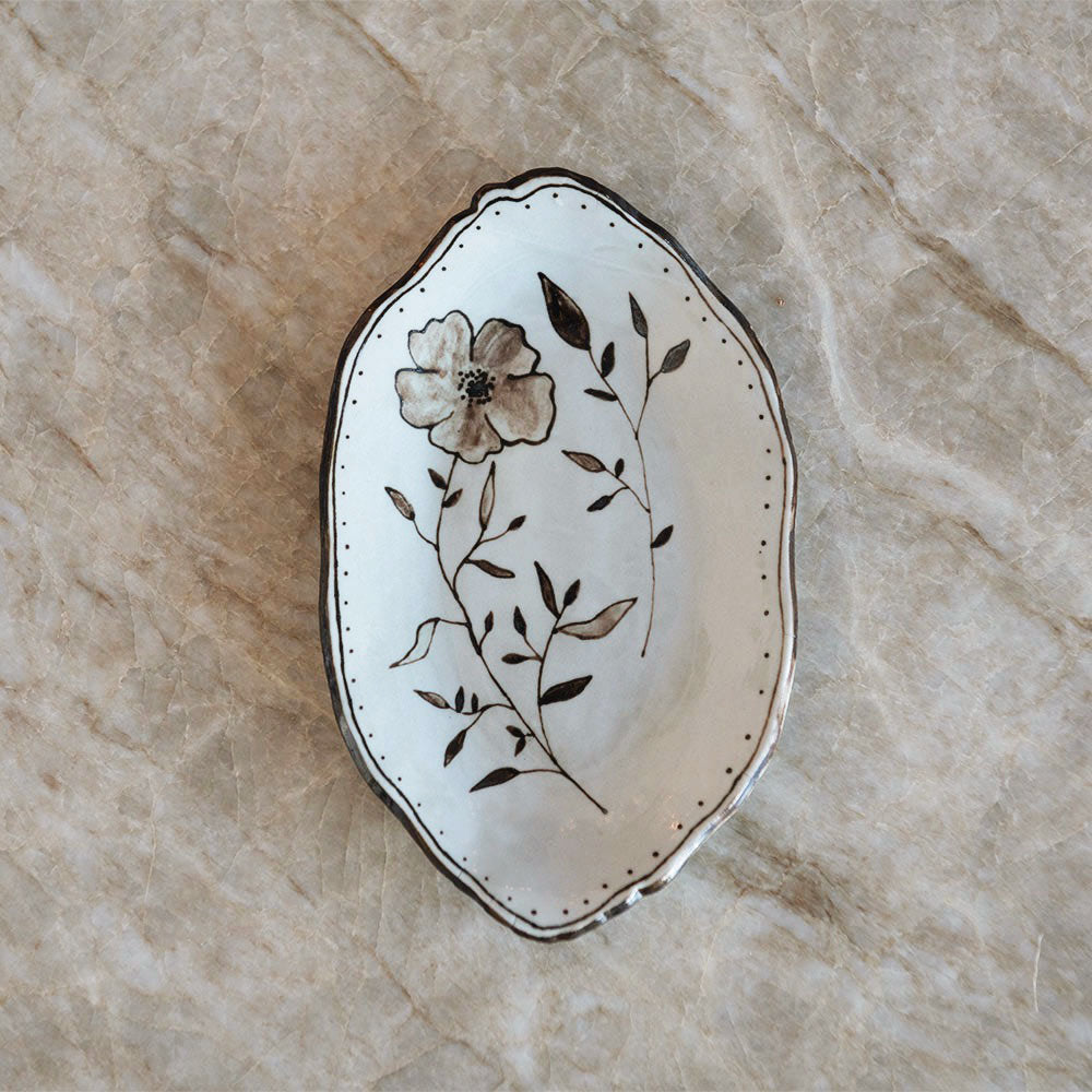 Hand-painted Posy Tray No. 9