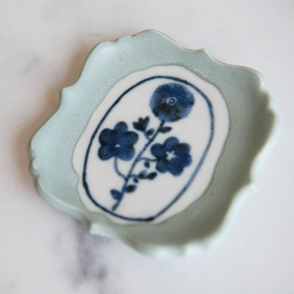 Hand-painted Petite Ceramic Tray