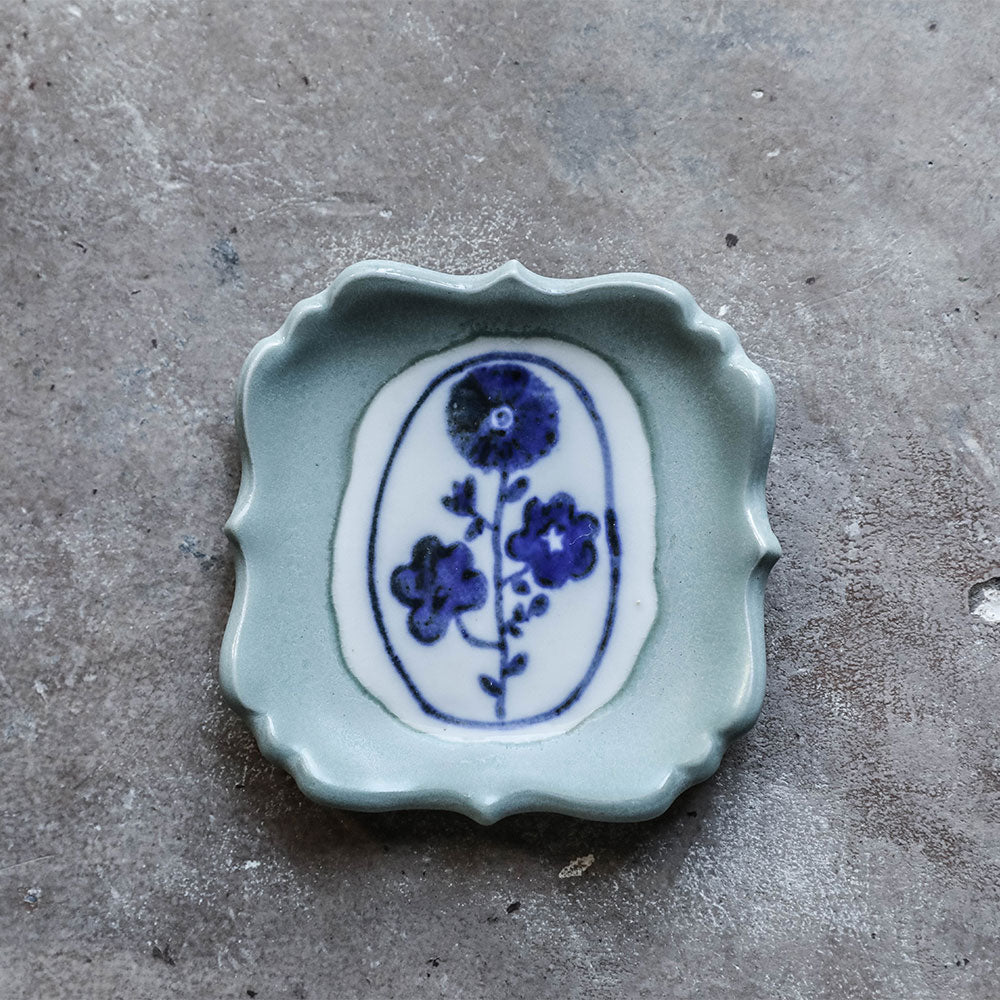 Hand-painted Petite Ceramic Tray