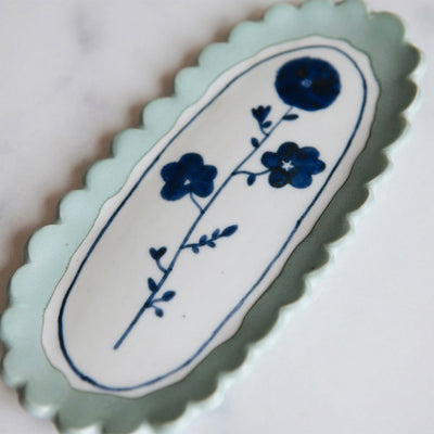 Hand-painted Ceramic Tray