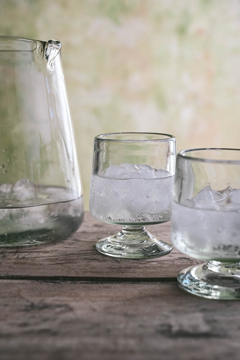 Handblown Short Stemmed Glass Set