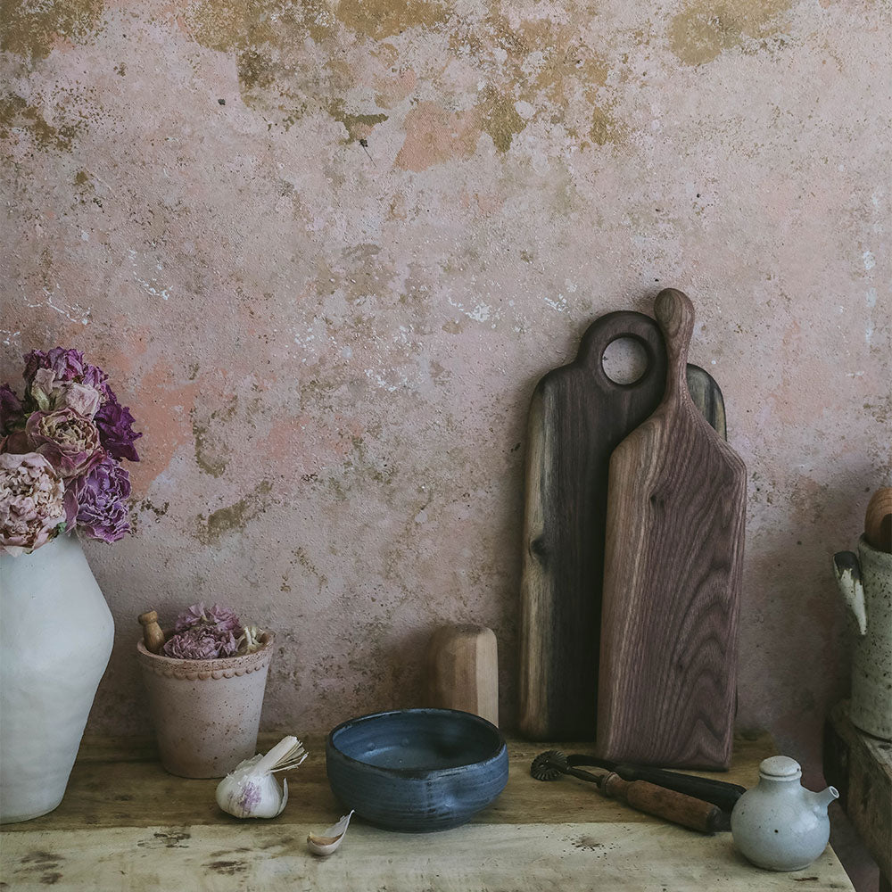 Ceramic Garlic Grater Bowl - Dark