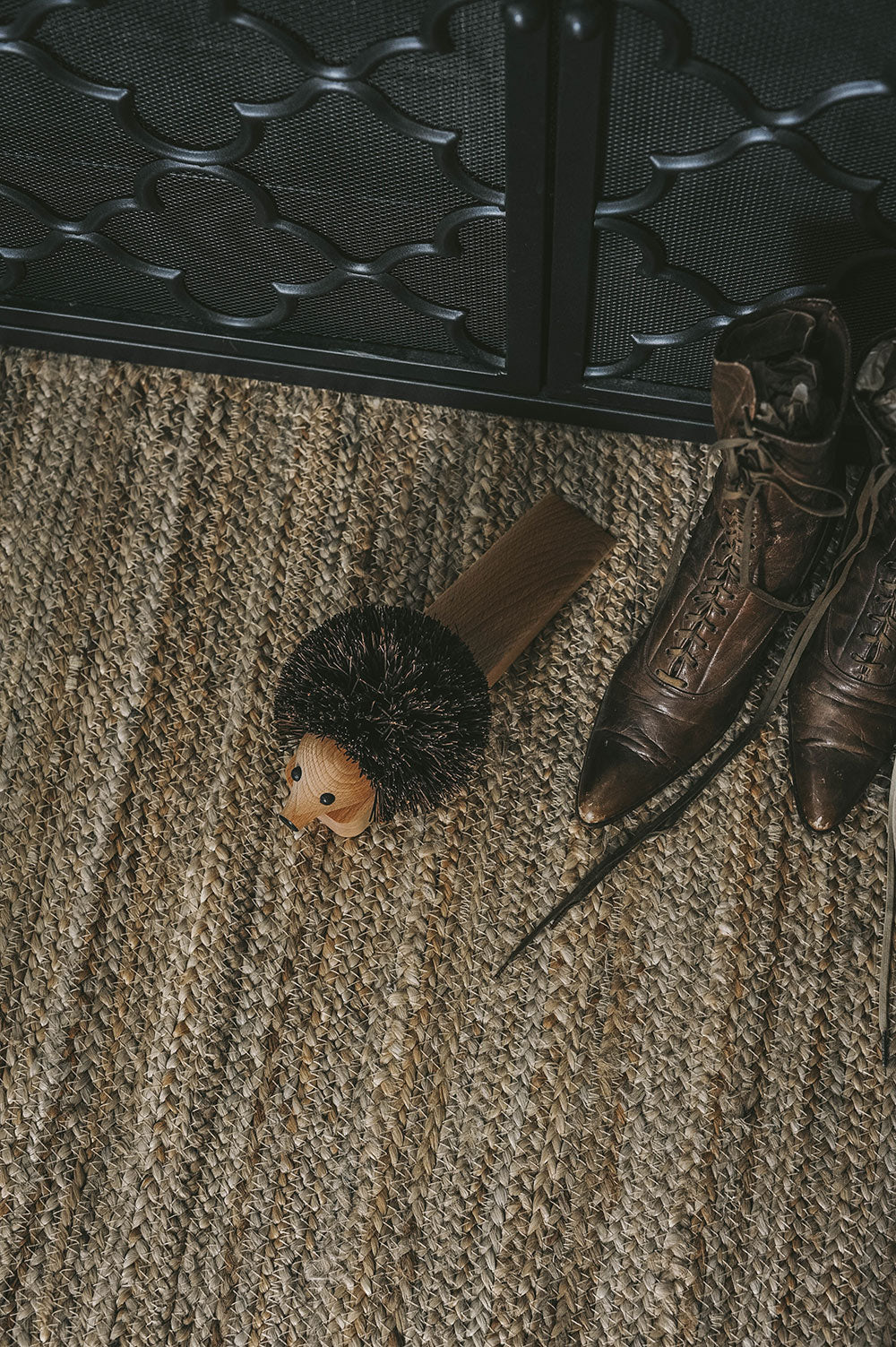 Hedgehog Wooden Door Stopper