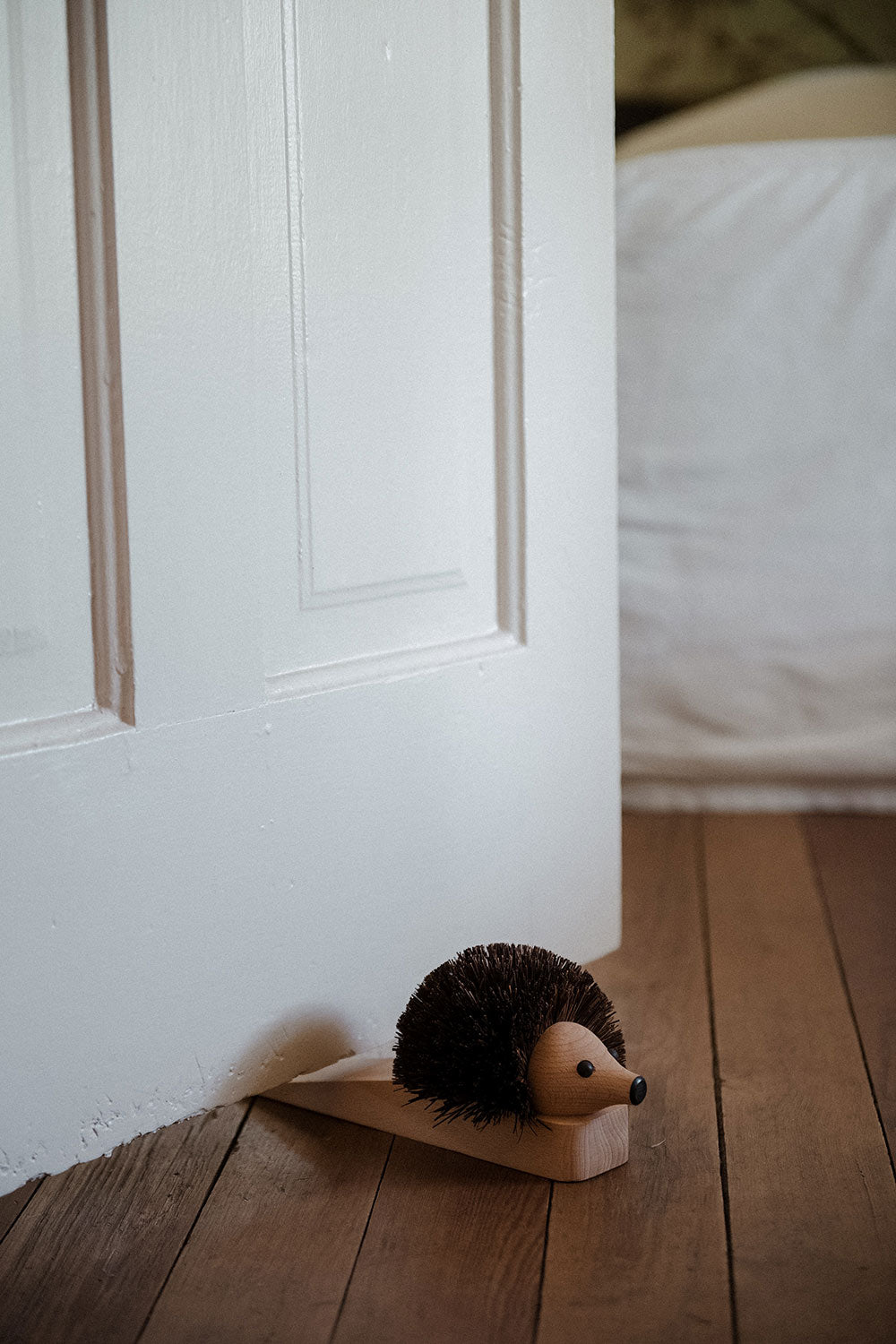 Hedgehog Wooden Door Stopper