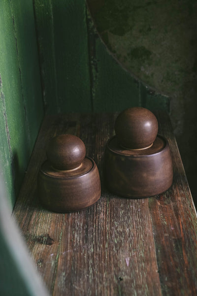 Ceramic Stash Jar - Olive