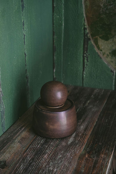 Ceramic Stash Jar - Olive