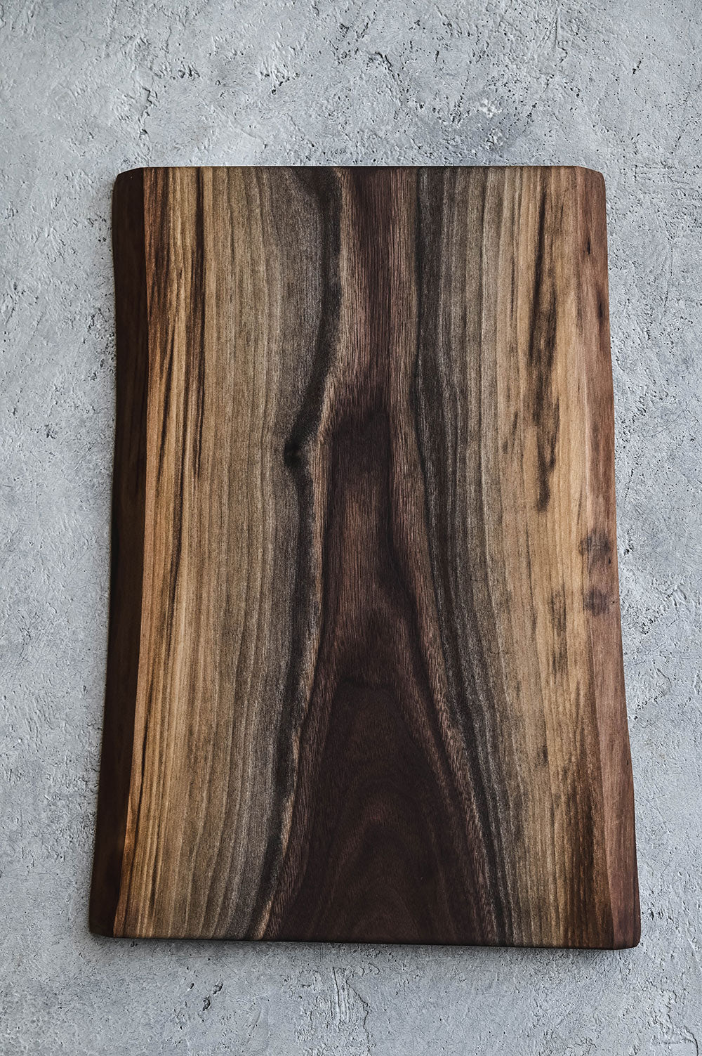 Roan Iris Live Edge Walnut Cutting Board