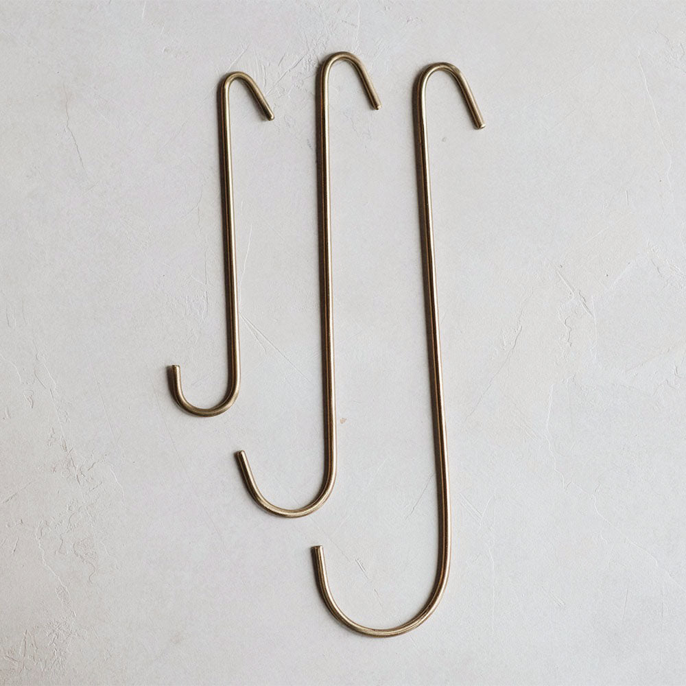 Long Brass Utility Hook